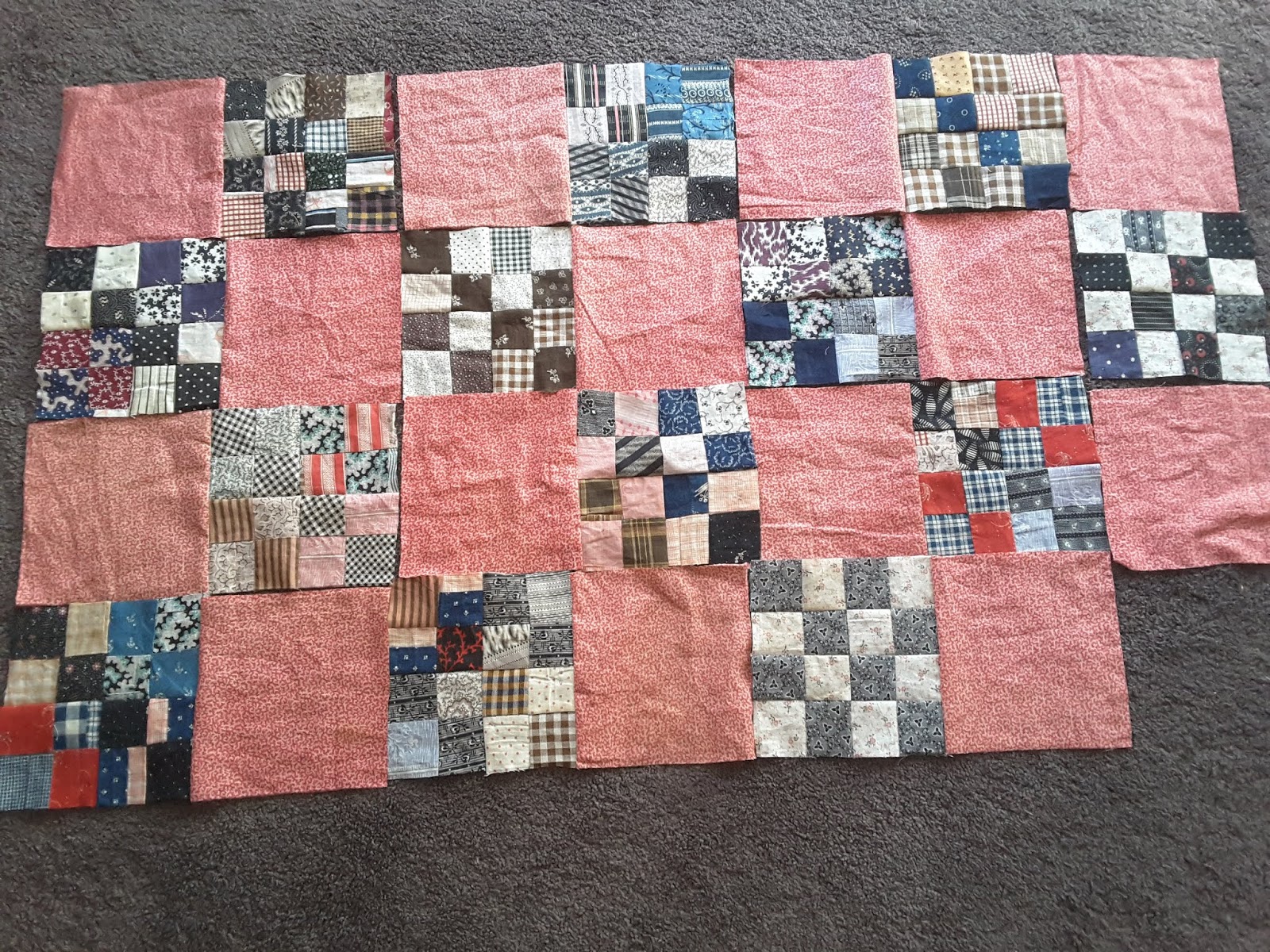Oz Comfort Quilts. Antique Quilt Restoration Finish 1.