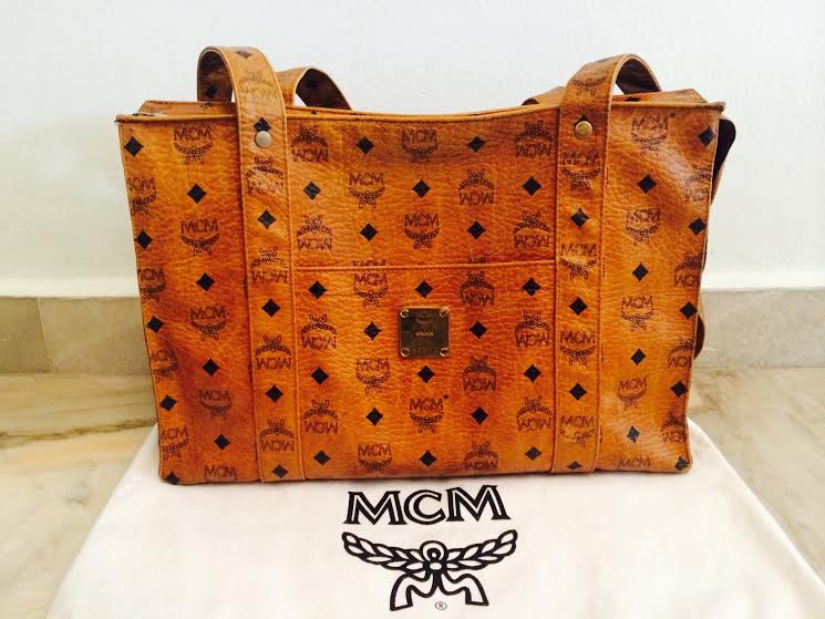 Truly Vintage Authentic MCM Munchen Shoulder Tote Bag