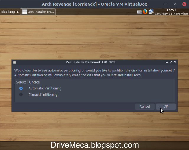 Definimos como particionaremos el disco de nuestro equipo Definimos como particionaremos el disco de nuestro equipo
