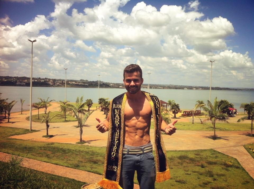Lucas Oliveira no Lago Paranoá, em Brasilia (DF) Foto: Arquivo pessoal