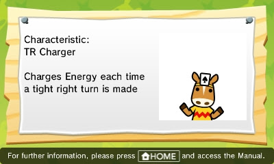 TR Charger Tip Pocket Card Jockey TR Charger characteristic tip tight right turn