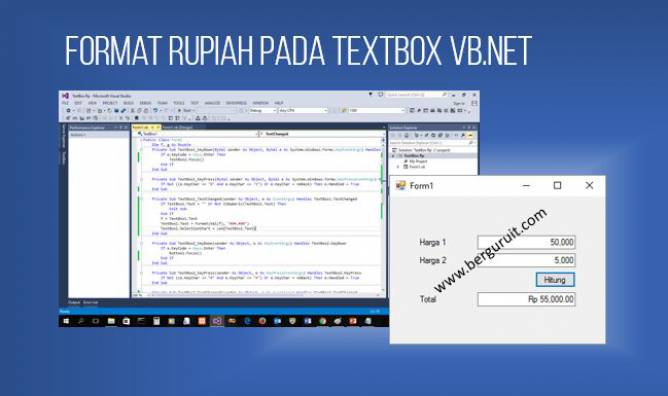 Cara Membuat Format Rupiah Di Textbox Vb Net