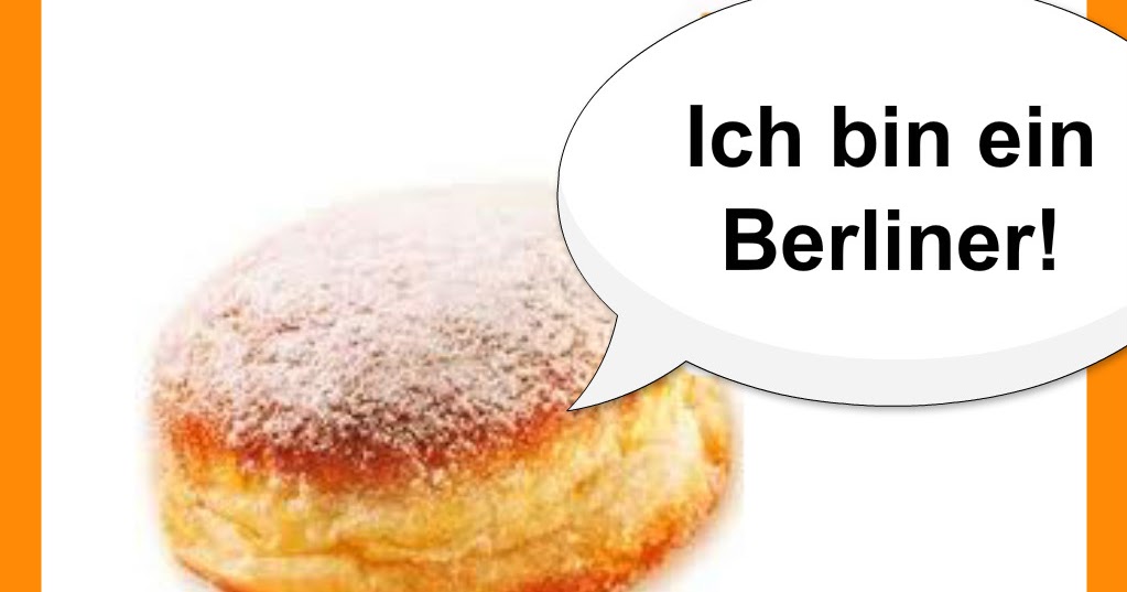 Łączy nas pasja język niemiecki "Ich bin ein Berliner"