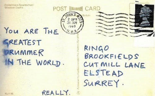 Paul+Mccartney+sent+Ringo+Starr+a+postcard