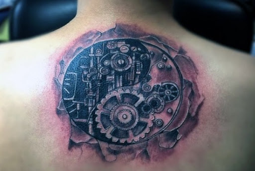 Biomecânica do Yin e do Yang Tatuagem