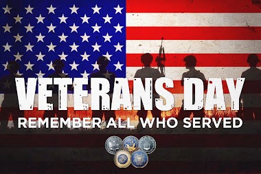 Veterans Day 2018: We Salute You and Thank you for Your Service!!!