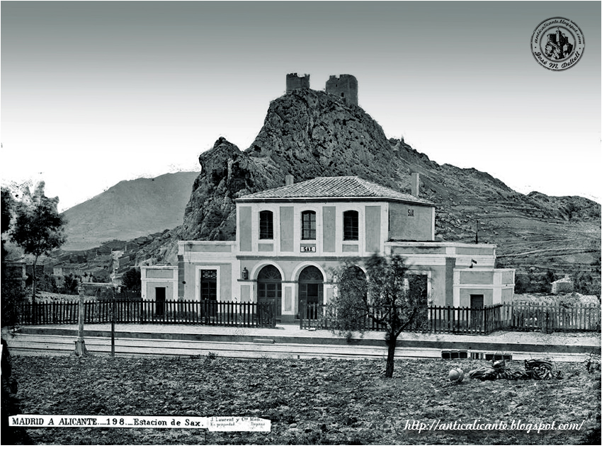 Antíc "detalles de una ciudad" Sax Alicante España