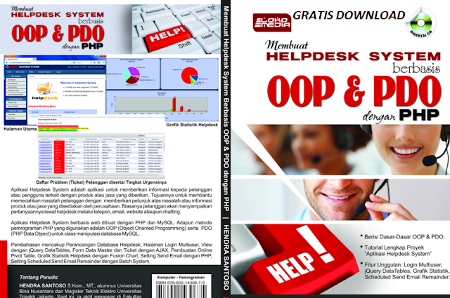 Source Helpdesk Ebook Gratis System Berbasis OOP dan PDO dengan PHP MySQL