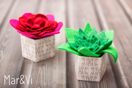 manualidades con fieltro:cactus