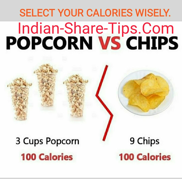 Popcorn vs Chips Choose Foods Wisely Indian Stock Market Hot Tips
