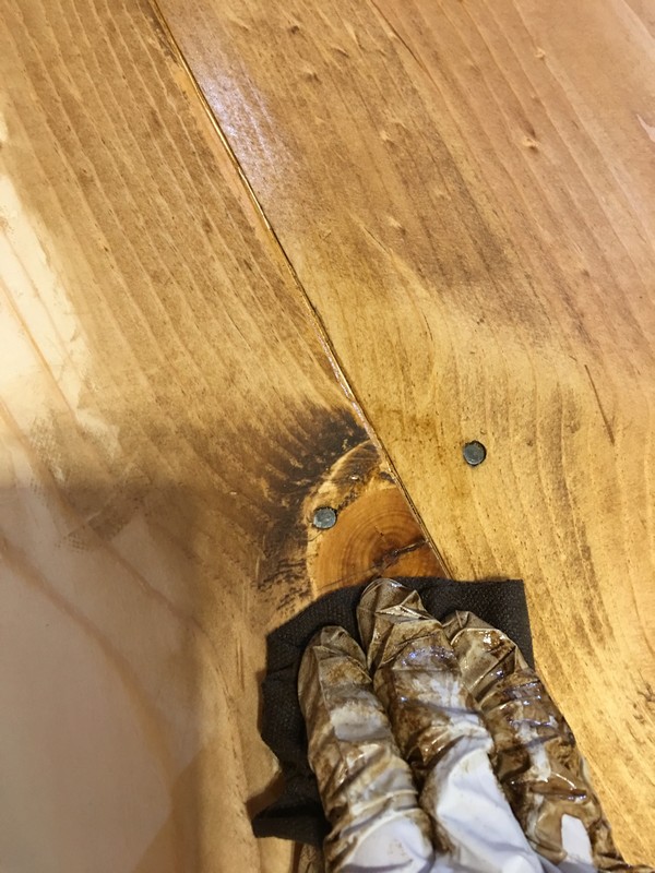 DIY Wide Plank Pine Floors Finishing | Staining