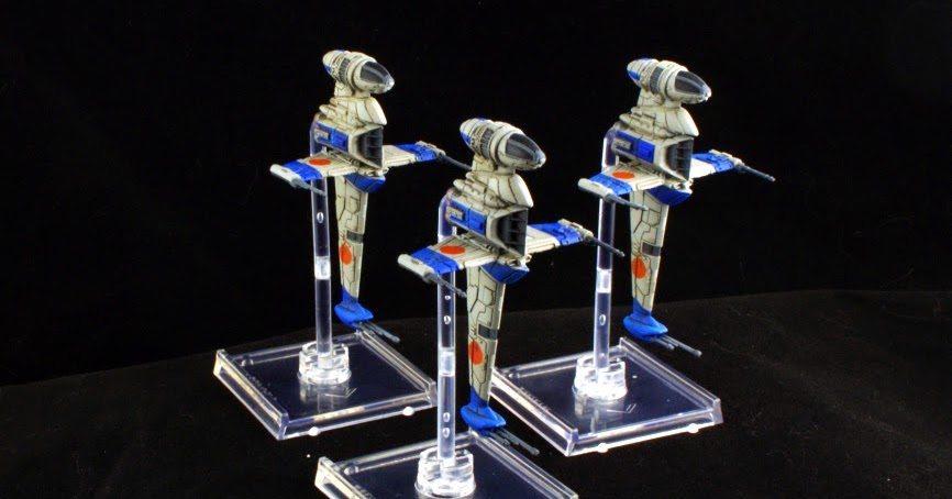Orion Paintworks: Showcase: Blue Squadron B-wings