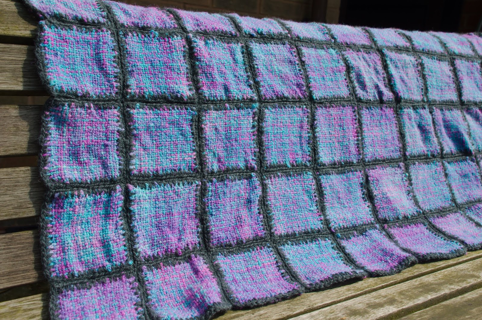 Stitchin' Bints Blanket from Zoom Loom squares