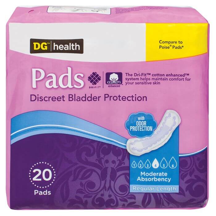 FREE Dollar General Bladder Protection Free Samples & Freebies