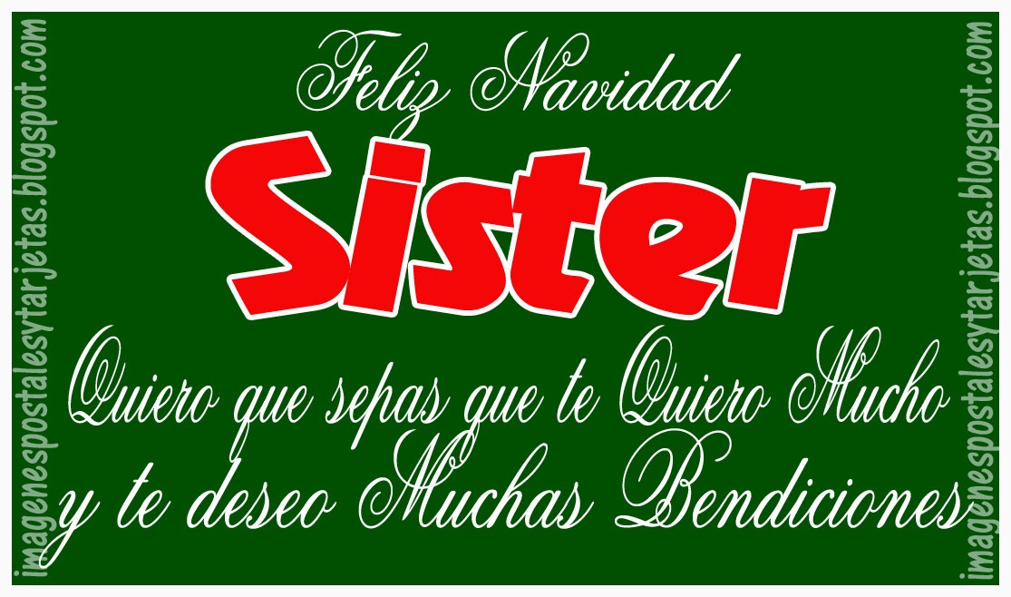 Feliz navidad hermana – recetas de navidad Feliz navidad hermana – Recetas de navidad