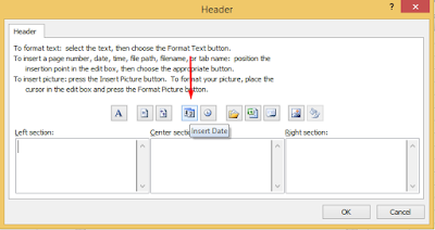 Cara Memberikan Tanggal Pada Header/Footer Pada Ms.Excel