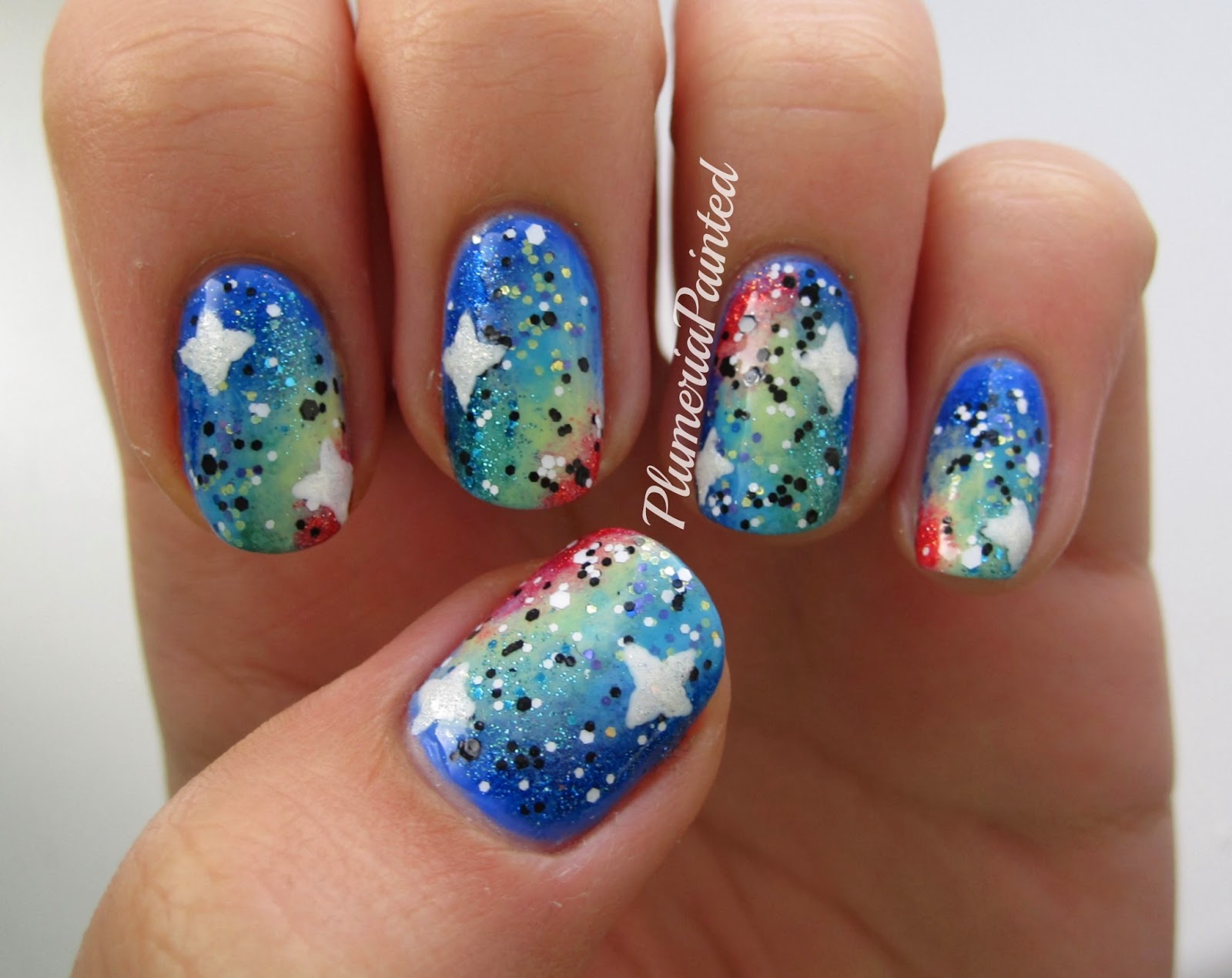 PlumeriaPainted: Primary Galaxy Nails