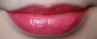 Avon Shine Burst Gloss Stick in Raspberry Glaze lip swatch