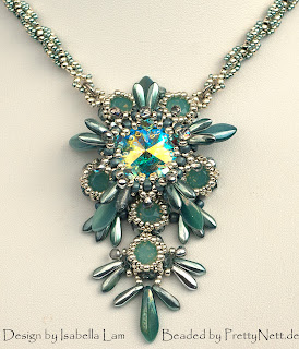 Pendant "Espada" beaded by PrettyNett.de