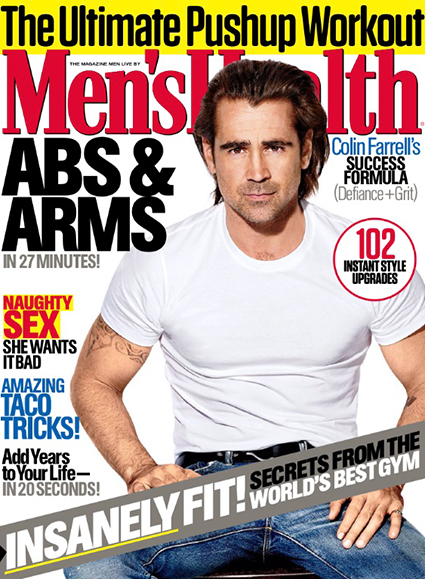 VJBrendan.com: 'Men's Health' Cover Boy: Colin Farrell
