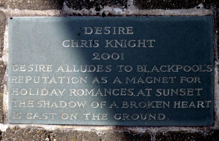 The Shadow Of A Broken Heart Sculpture, Blackpool