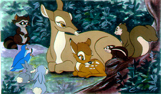 Bambi and mother Bambi 1942 animatedfilmreviews.filminspector.com