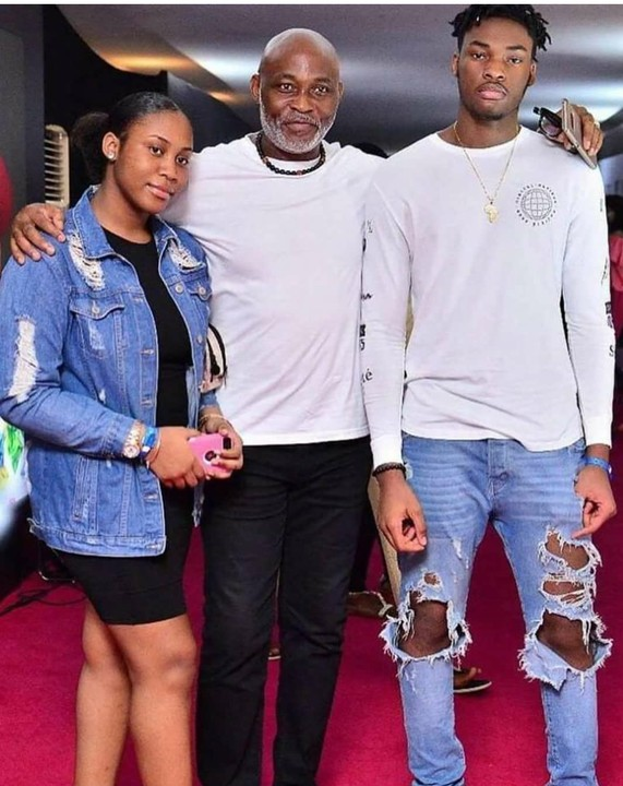 RMD steps out with his son and daughter for the Falz Experience : Miss ...