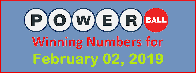 PowerBall Winning Numbers for Saturday, 02 February 2019