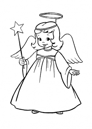 baby angel coloring pages - photo #30
