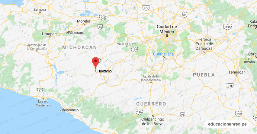 Temblor en México de Magnitud 4.2 (Hoy Domingo 07 Junio 2020) Sismo - Epicentro - Huetamo - Michoacán de Ocampo - MICH. - SSN - www.ssn.unam.mx