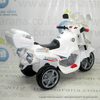 Motor Mainan Aki PMB M01 Police 911 White