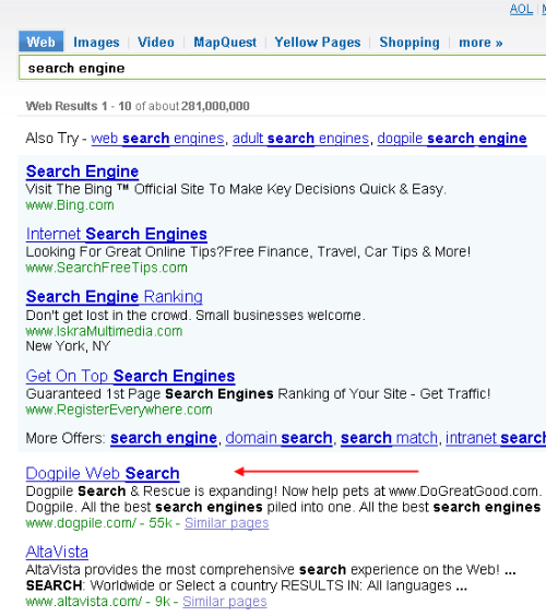 KKPI: Sejarah Search Egine (AOL)