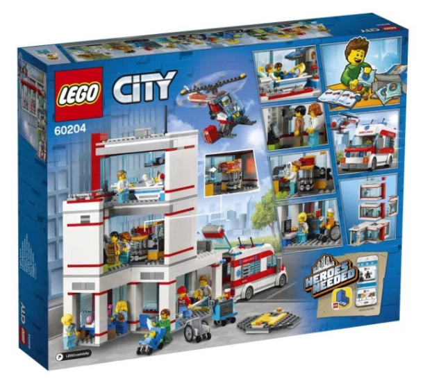 lego city hospital 2018