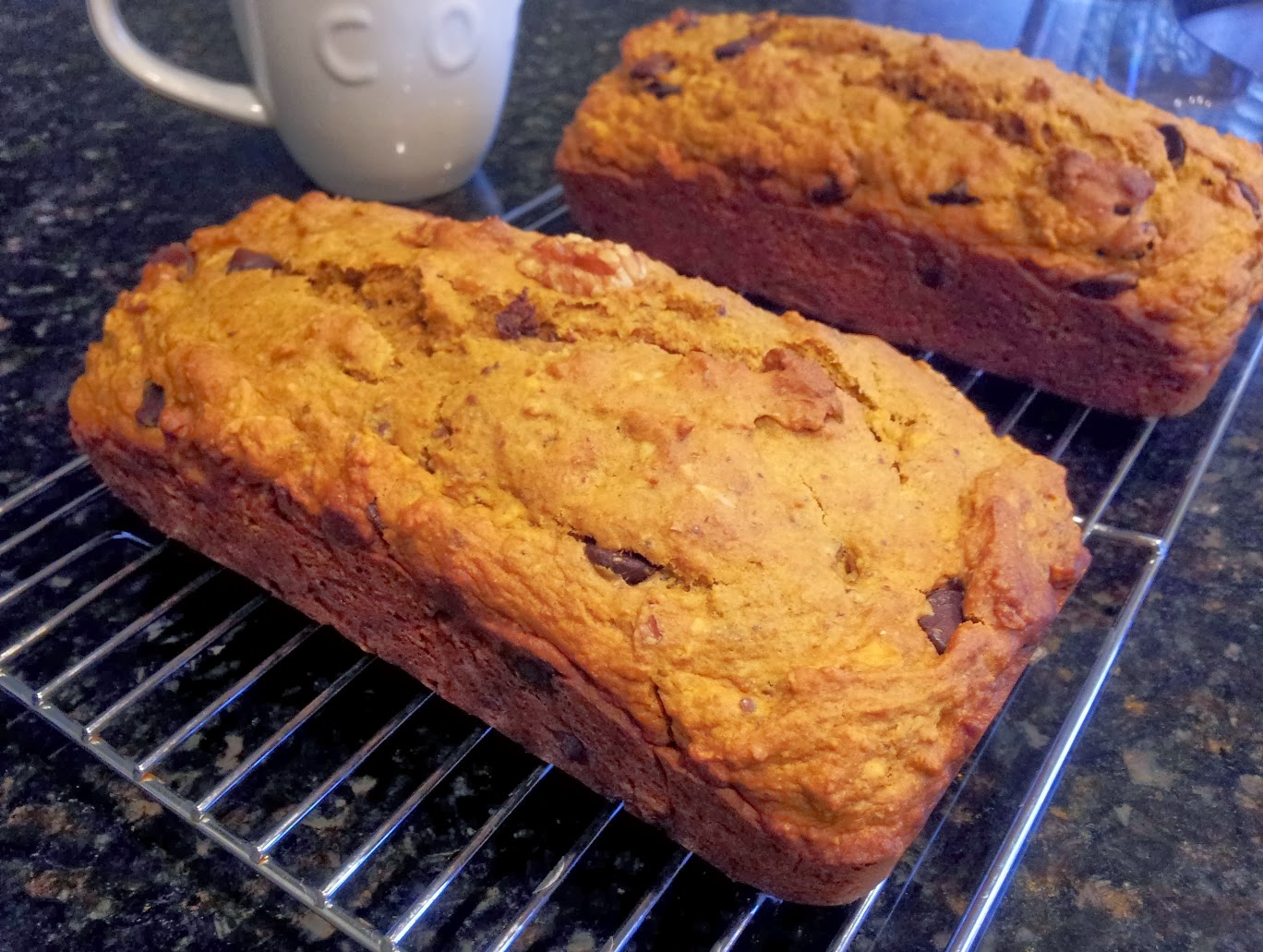 run + travel Pumpkin Oatmeal Bread