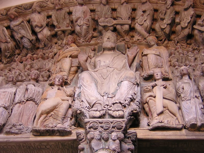 Pórtico de la Gloria, de la catedral de Santiago de Compostela