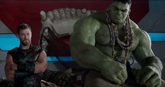 Thor Ragnarok. Hulk. Humor.