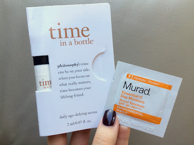 SAMPLE SUNDAY | Philosophy Time In A Bottle x Murad Essential-C Day Moisture SPF30