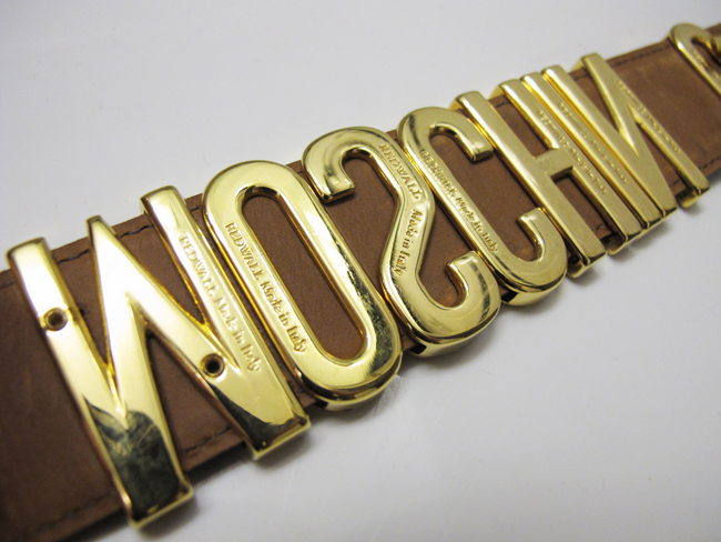 how to tell if a moschino belt is real