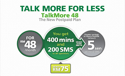 Plan Maxis Baru Untuk PostPaid Talkmore 48 The New Postpaid Plan