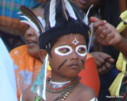 tribal fancy adivasi painting face costume simple put helps almost goes well any