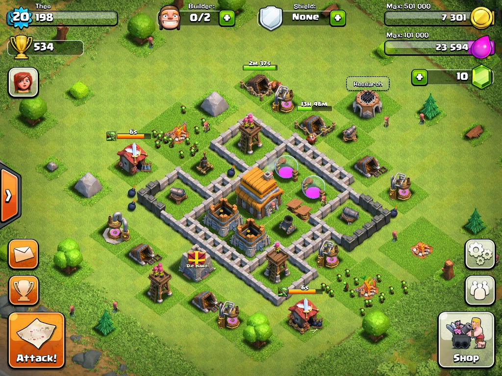 how to delete base on clash of clans bluestacks