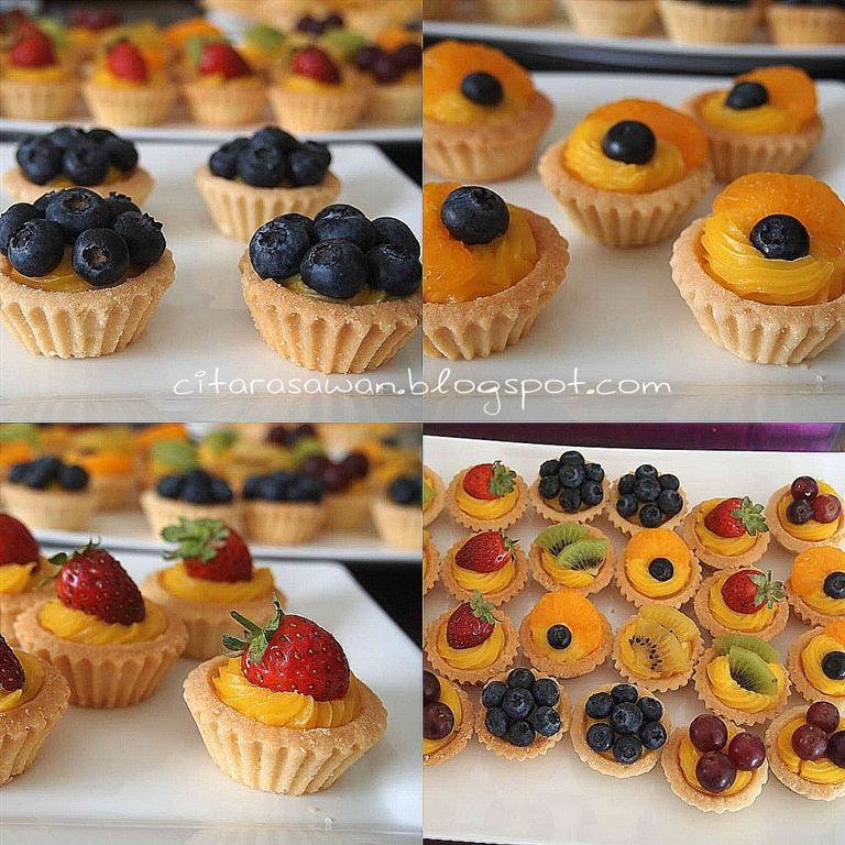 Custard Fruit Tart / Tart Buah Kastard ~ Resepi Terbaik