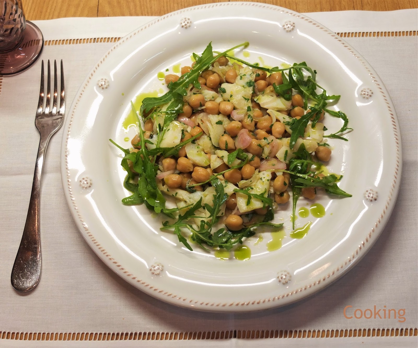 Cooking Books Bacalhau com Grão Salt Cod and Chickpea Salad