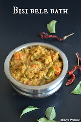 bisi bath bele cooker pressure bisibelebath spices cooked rice lentils along recipe