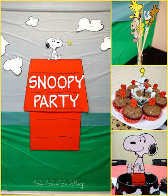  Snoopy themed party