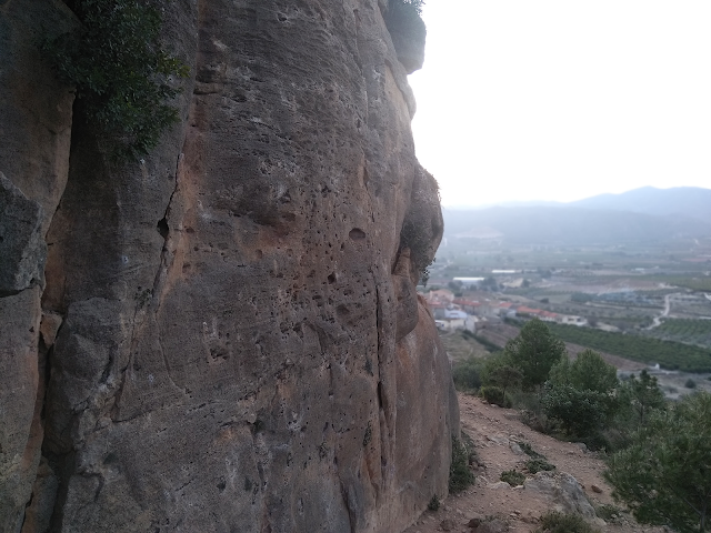 Montesa crag and village Montesa crag and village