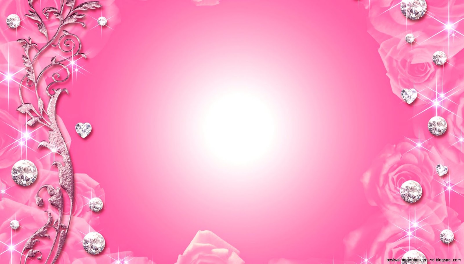 Pink Background with Diamonds