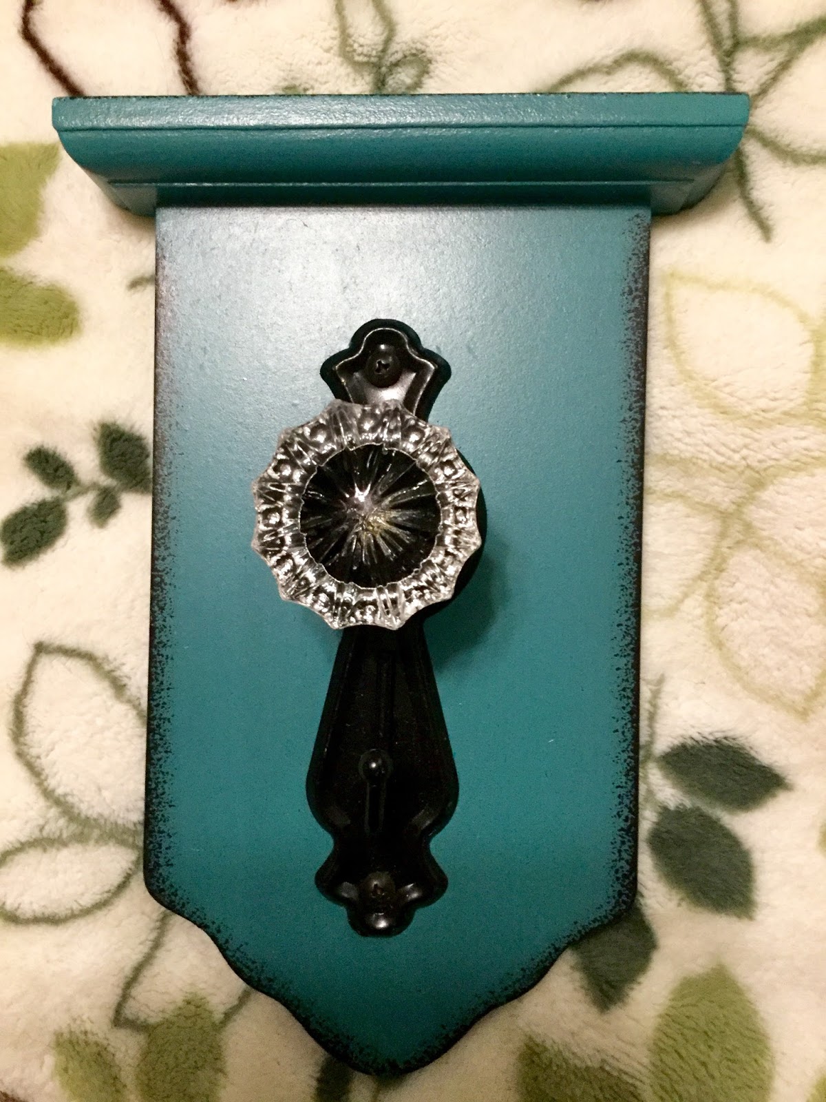 Gold Rush Gal Crafts Glass Door Knob Wall Hook