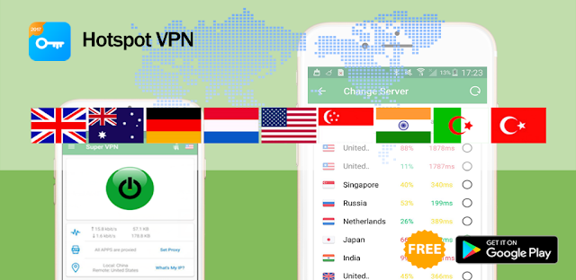 تطبيق هوت سبوت Hotspot VPN لتشفير بياناتك عند تصفح الإنترنت