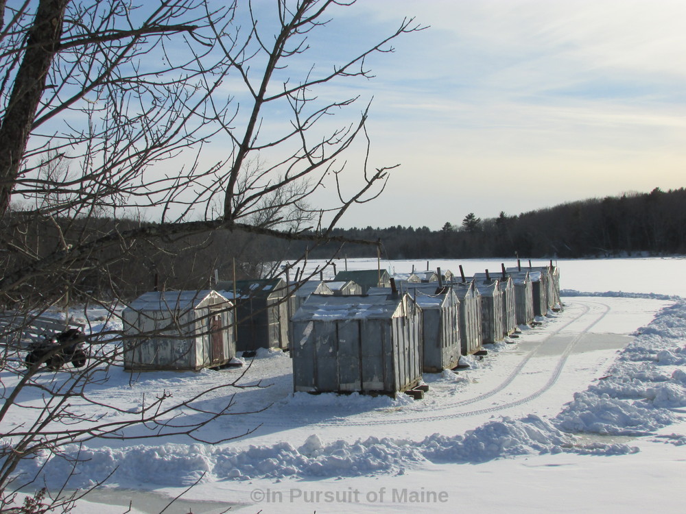 In Pursuit Of Maine February 13, 2016 Ice Shanty Town